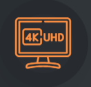 Stream films en series in 4K en 8K kwaliteit.