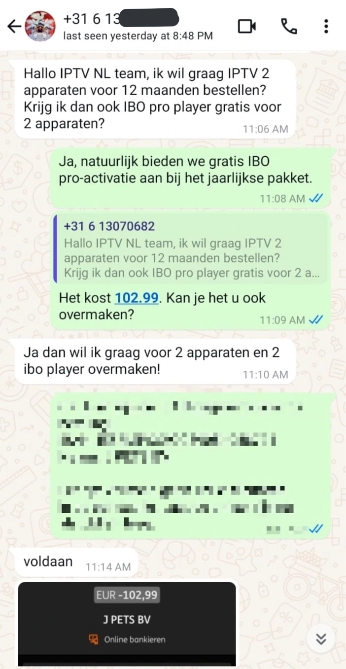 iptv pakket